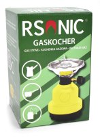 Rsonic Stechkartuschen Gaskocher aus massiven Metall | Campingkocher in versch. Farben