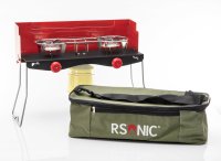 Rsonic RS-9054 BBQ Camping Gasgrill Gaskocher 2 - flammig | klappbar